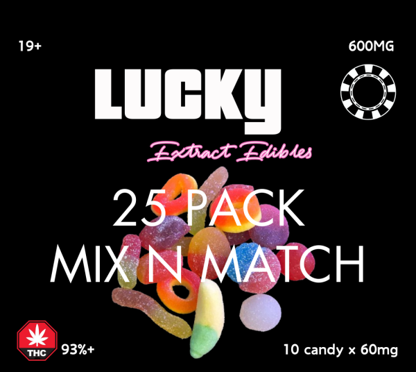25 Pack Mix n Match 600MG